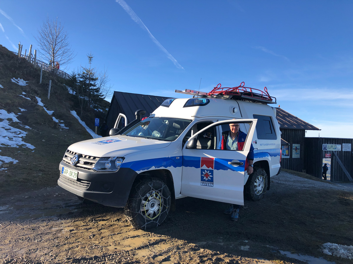 Bergrettungsfahrzeug